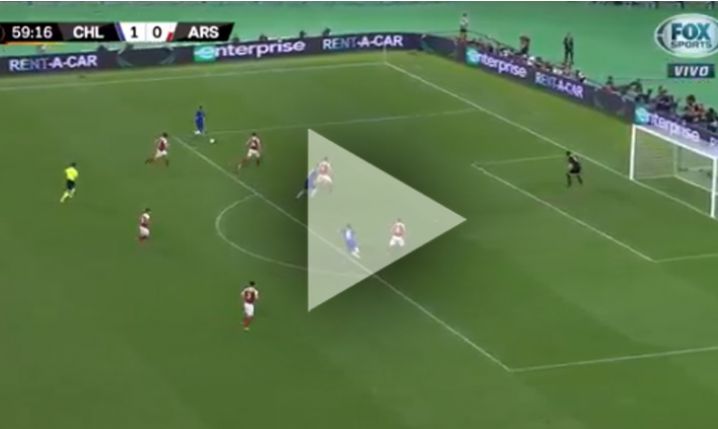 Pedro ŁADUJE GOLA na 2-0 z Arsenalem! [VIDEO]